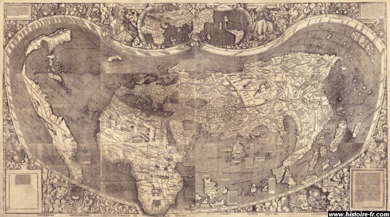 

Le planisphère de Waldseemuller   1507