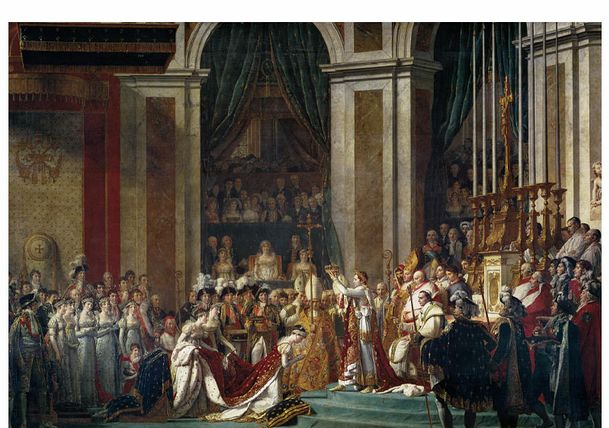 Le sacre de Napoléon 1er 

Tableau de Jacques Louis David (1806-1807)